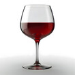 Glass Of Red Wine On A Table Isolated Background Copy Space 300PPI High Resolution