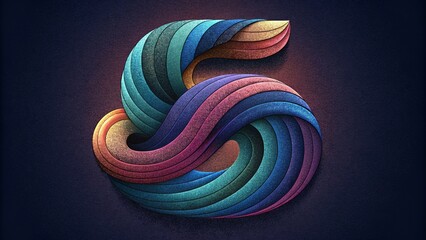 Poster - A symphony of colors and textures woven together in a masterpiece of silky threads.