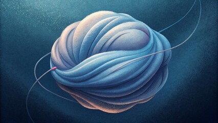 Aufkleber - The soft caress of silk against the skin each thread a gentle brushstroke in a work of art.