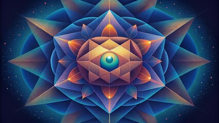 Poster - From one angle a kaleidoscopic vision may appear chaotic but from another it reveals a stunning harmony and balance.