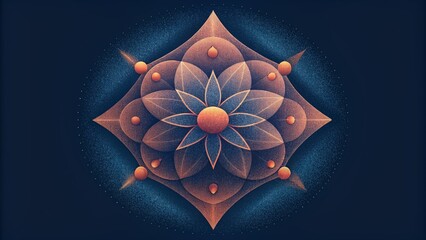 Poster - A sophisticated display of halftones their intricate patterns coming together to form a harmonious tapestry.