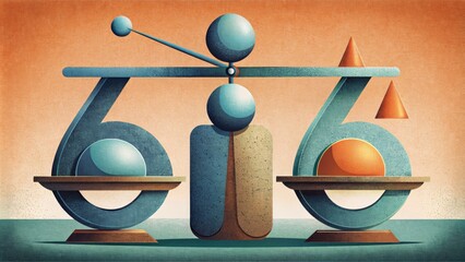 Poster - Asymmetrical compositions challenge traditional notions of balance and proportion creating a refreshing and daring aesthetic.