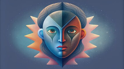 Poster - Asymmetrical artistry defies expectations and embraces imperfection resulting in a compelling and unique visual experience.