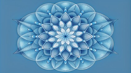 Poster - A fragile web of intertwining lines creates a lattice pattern that resembles fine lace.