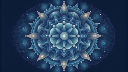 Aufkleber - Layers of intricate patterns and symbols come together in a circular composition representing the complex and interconnected nature of life.