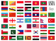 all country flags of Asia
