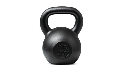 Black steel kettlebell Transparent Background Images 