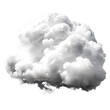 smoke from clouds isolated on transparent background
