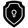 access protection icon, simple vector design