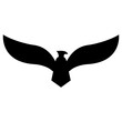 eagle logo icon, simple vector design