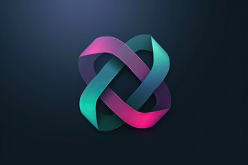 Poster - logo for a tech startup that conveys innovation, Crafting a digital logo for a tech startup, incorporating sleek, modern design elements