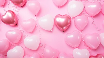 Poster - celebration valentine background pink