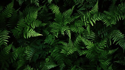 Canvas Print - forest dark greenery