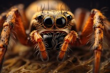 A Close Up Of A Spider