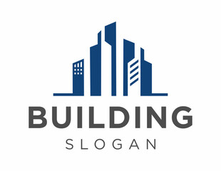 Poster - The logo design is about Building and was created using the Corel Draw 2018 application with a white background.