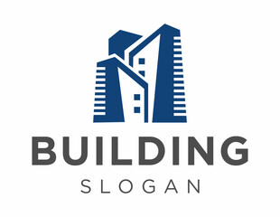 Poster - The logo design is about Building and was created using the Corel Draw 2018 application with a white background.