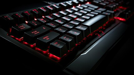 Sticker - backlit dark keyboard