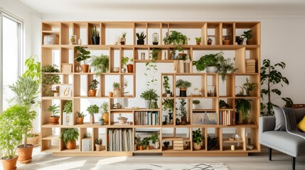 Poster - storage interior bookshelf