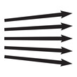 black and white arrows