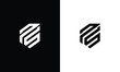 PS Letter Logo Design Monogram Icon Vector Template