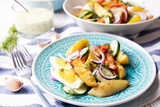 Fototapeta Tulipany - healthy potato salad