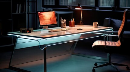 Poster - modern light desk