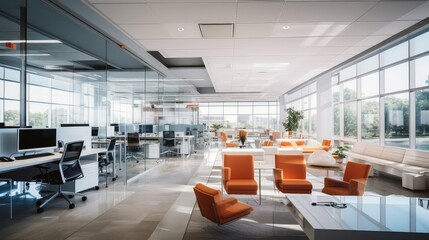 Wall Mural - visibility office interior modern