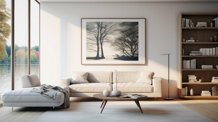 Wall Mural - sofa interior design samples