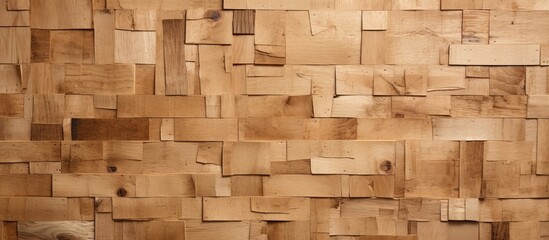 Poster - The image shows a detailed view of a wooden wall and a wooden floor, highlighting the intricate textures and patterns of the wood grains