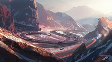 Velocity Vistas: Creating Changing Scenes For Concepts Of Racing Circuits
