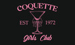 Coquette Bow Vector T-shirt Design