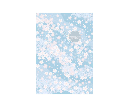 Traditona Japanese style background design.
