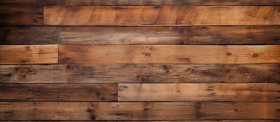 Poster - Close-up of a rustic wooden wall featuring numerous weathered wood planks arranged closely together