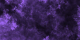 Fototapeta  - Abstract cosmic violet ink texture deep space galaxy nebula aquarelle canvas for creative design. Dense smoke in violet neon light on a dark background. Dark violet galaxy watercolor texture