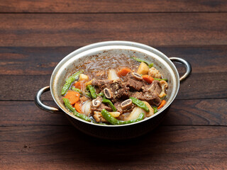 Wall Mural - galbijjim, Braised Spicy Short Ribs	