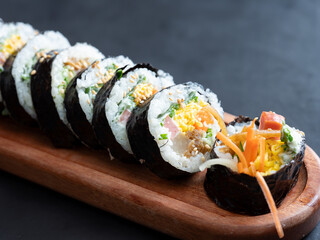 Poster - ,Gimbap, Korean rice roll dish