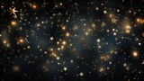 Fototapeta Do akwarium - scattered metallic stars