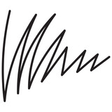 Fototapeta Do akwarium - Line brush strokes marker sketch underline. Hand drawn marker scribbles.