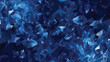 Dark BLUE vector polygonal template. Shining colored