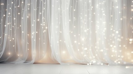 Wall Mural - festive party lights background