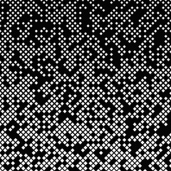Poster - Geometrical diagonal square pattern background - monochrome abstract vector illustration