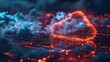 Cloud Computing Digital Network Concept Art