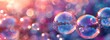 © Bipul Kumar - Reflections of a Dreamy Bubble in a Colorful Blurred Background Generative AI