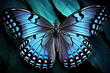Butterfly in the nature. Colorful butterfly close up. Generative Ai