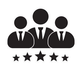 Poster - premium members icon, simple vector design, VIP user sign,  Exclusive user icon
