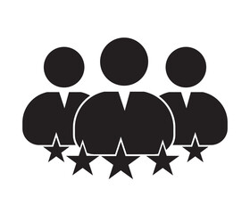 Poster - premium members icon, simple vector design, VIP user sign,  Exclusive user icon