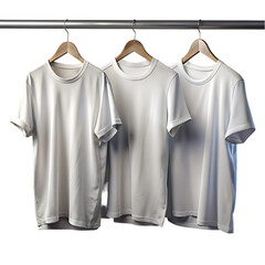 Wall Mural - Blank T-shirt hanging on a hanger