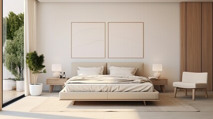 Sticker - calm beige wall