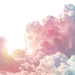 Wall Mural - A plane flying through the clouds