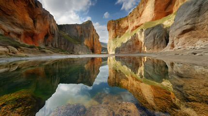 Where Nature Meets Magic: Las Grietas - A Symphony of Green, Red & Silky Water